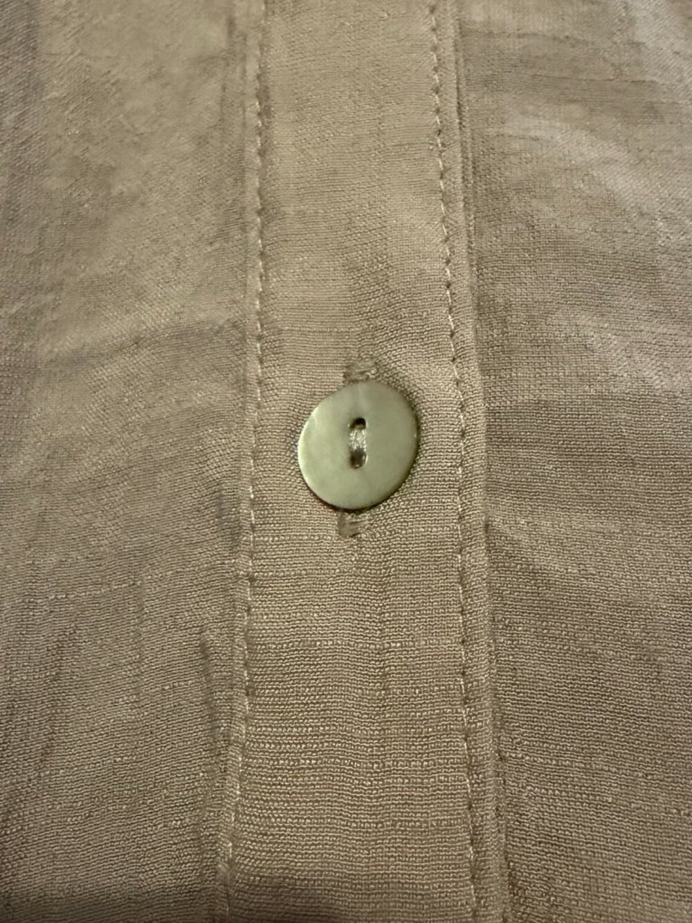 Fig + Flower Boho Blouse - Taupe - Size L - Picture 5 of 12